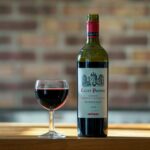 Vin rouge Calvet Prestige (Merlot Cabernet Sauvignon de Bordeaux), à la carte du restaurant La Table de Trois.